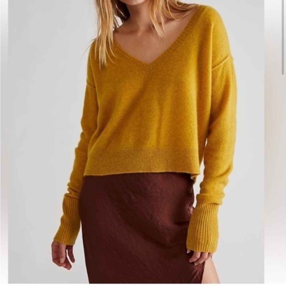 ⚡️Fantastic Free People Stellar Cashmere Pullover Soft Luxury Sweater  X-SMALL